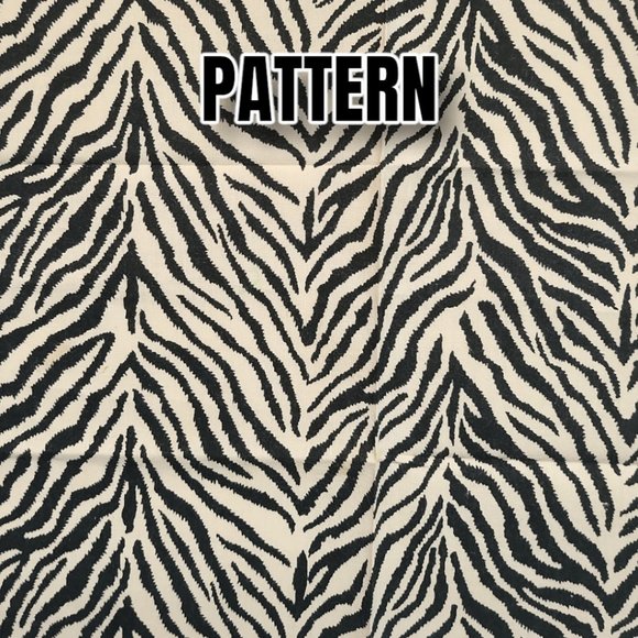 Home Dining Cloth Napkins Set (6) Wildlife Zebra Pattern - Picture 2 of 4